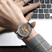 Load image into Gallery viewer, Luxury Hollow Automatic Leather Watch
