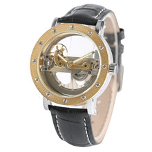 Load image into Gallery viewer, Luxury Hollow Automatic Leather Watch
