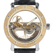 Load image into Gallery viewer, Luxury Hollow Automatic Leather Watch
