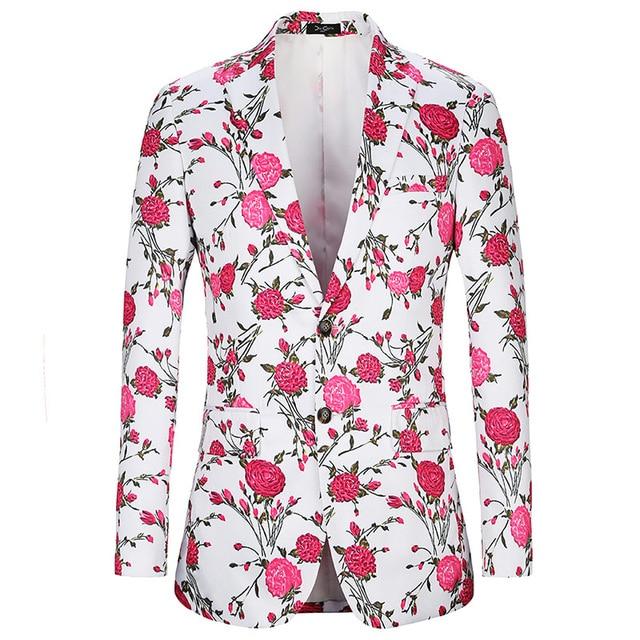 Rose Floral Blazer