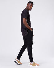 Load image into Gallery viewer, Premium Cotton Long T-Shirt with Side Zipper
