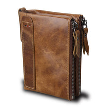Load image into Gallery viewer, Genuine Leather Zipper Wallet - 5 Colors
