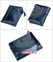 Load image into Gallery viewer, Genuine Leather Zipper Wallet - 5 Colors
