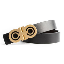 Load image into Gallery viewer, Capitano Luxury Solid Brass Leather Belt
