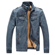 Load image into Gallery viewer, STERK Fur Lined Leather Jacket
