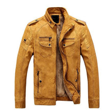 Load image into Gallery viewer, STERK Fur Lined Leather Jacket
