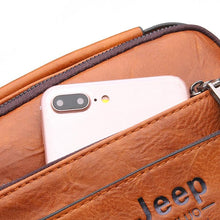 Load image into Gallery viewer, Luxury JEEP Leather Messenger Bag - 3 Colors
