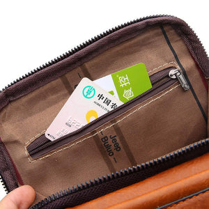 Luxury JEEP Leather Messenger Bag - 3 Colors