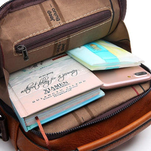 Luxury JEEP Leather Messenger Bag - 3 Colors