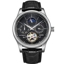 Load image into Gallery viewer, Luxury Tourbillon Automatic Leather Watch
