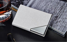 Load image into Gallery viewer, Leather/Metal Credit Card Holder - 10 Colors
