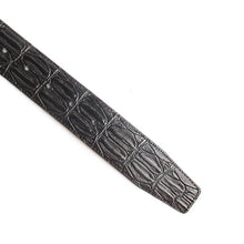 Load image into Gallery viewer, Luxury Crocodile Pattern Brass Buckle Leather Belt
