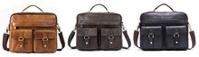 Load image into Gallery viewer, Premium Genuine Leather Briefcase - 11 Different Colors
