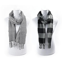 Load image into Gallery viewer, Cotton Plaid Scarf
