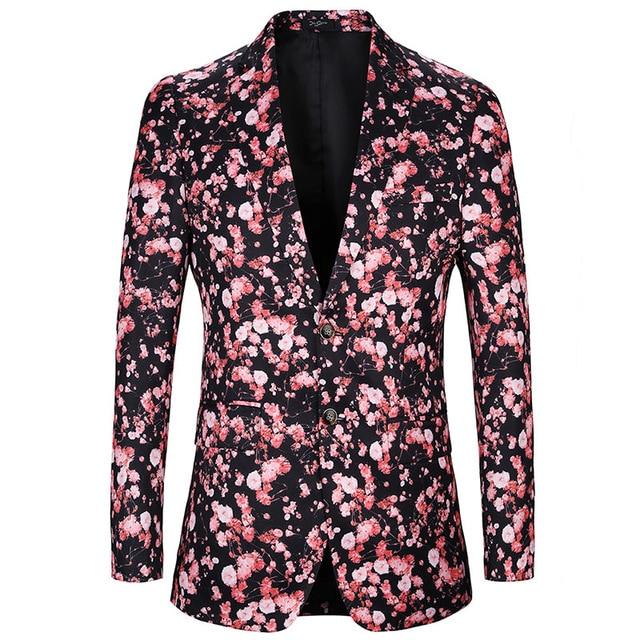 Cherry Blossoms Floral Blazer