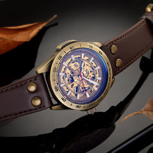 Load image into Gallery viewer, DE CRU Automatic Skeleton Vintage Watch
